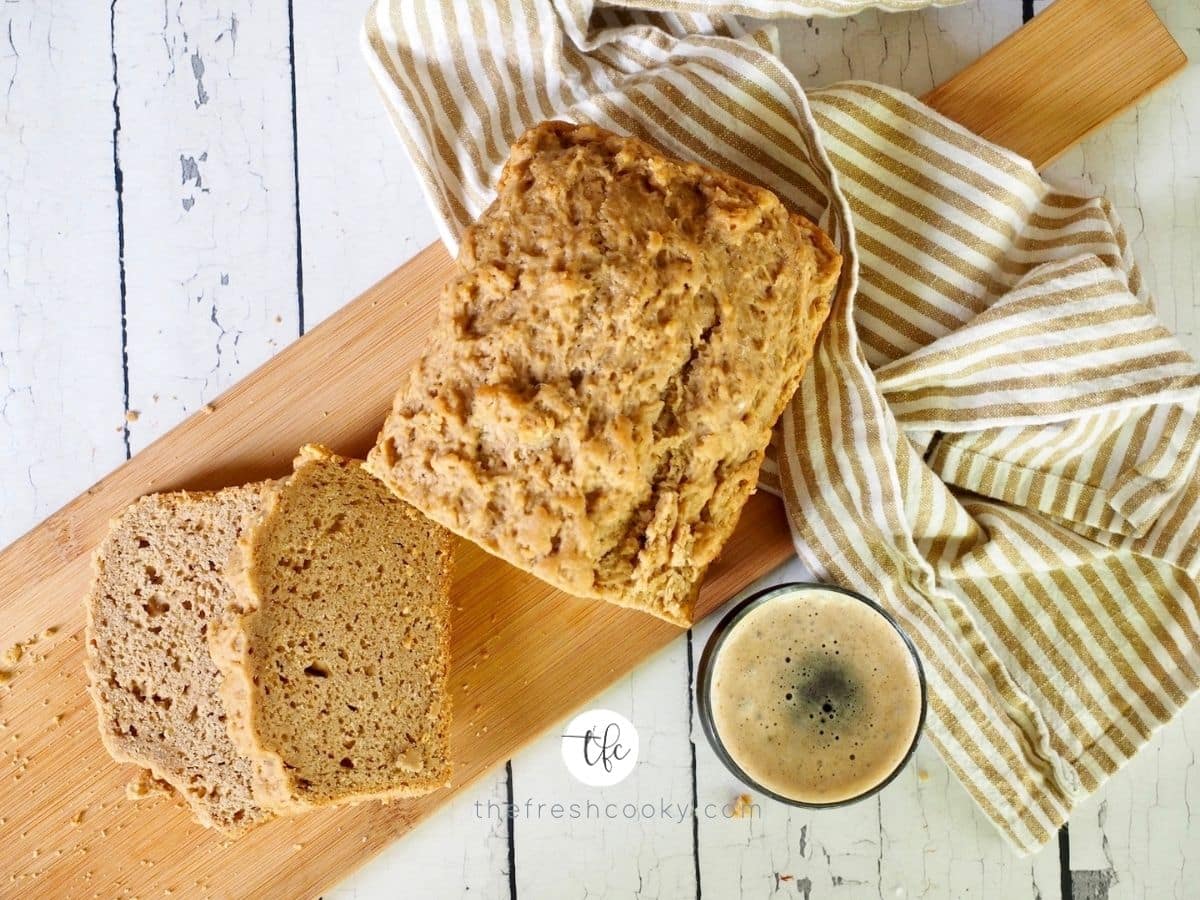 Easy 4 Ingredient Beer Bread • The Fresh Cooky