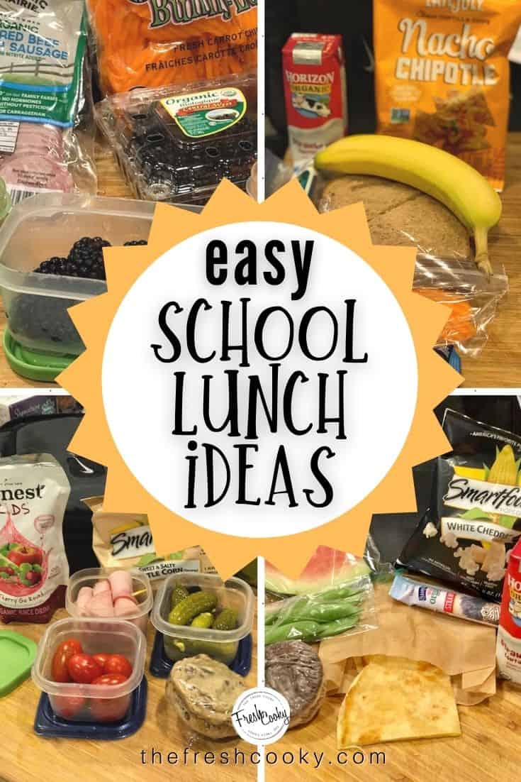 A Weekly Meal Plan For Kids School Lunch Ideas with Horizon Organic