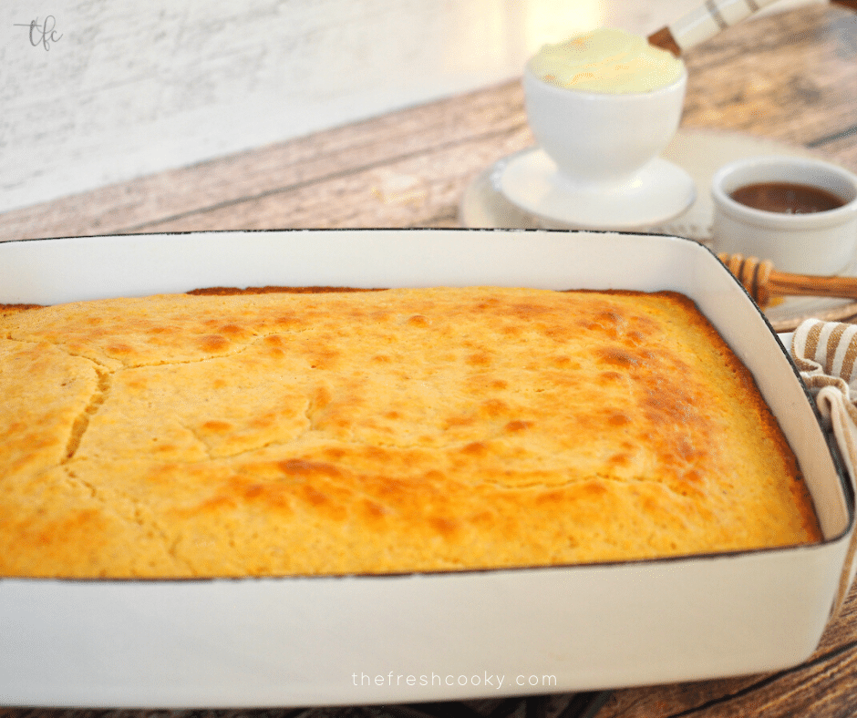 Easy Old Fashioned Cornbread Recipe • The Fresh Cooky