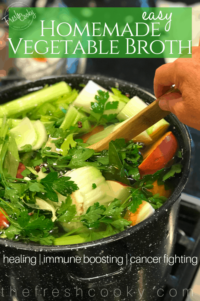 Homemade Vegetable Broth Immune Booster The Fresh Cooky