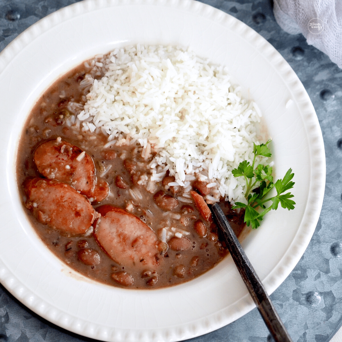 Crockpot Black Beans & Rice - Mostly Homemade Mom
