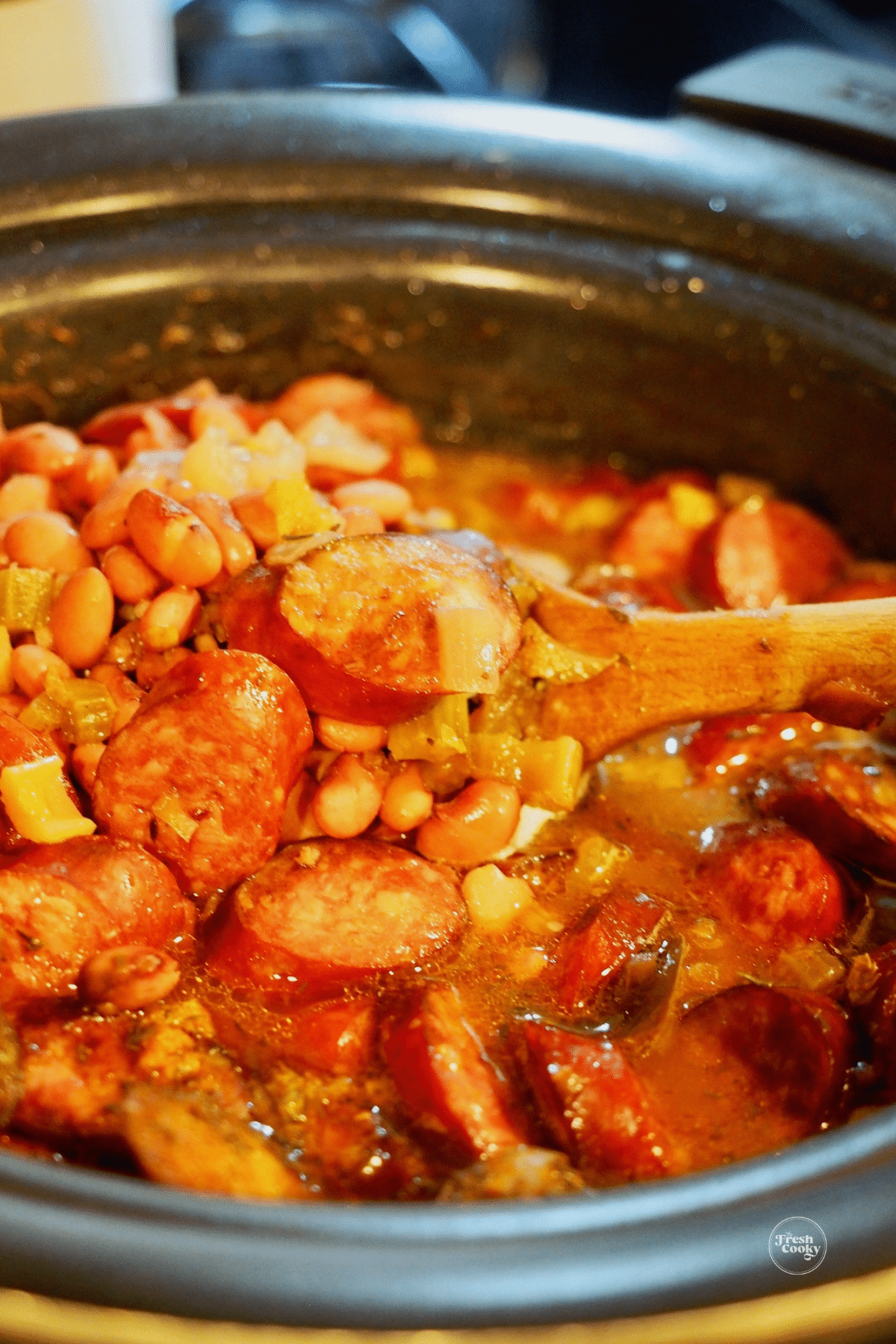 Slow Cooker Red Beans and Rice - The Magical Slow Cooker