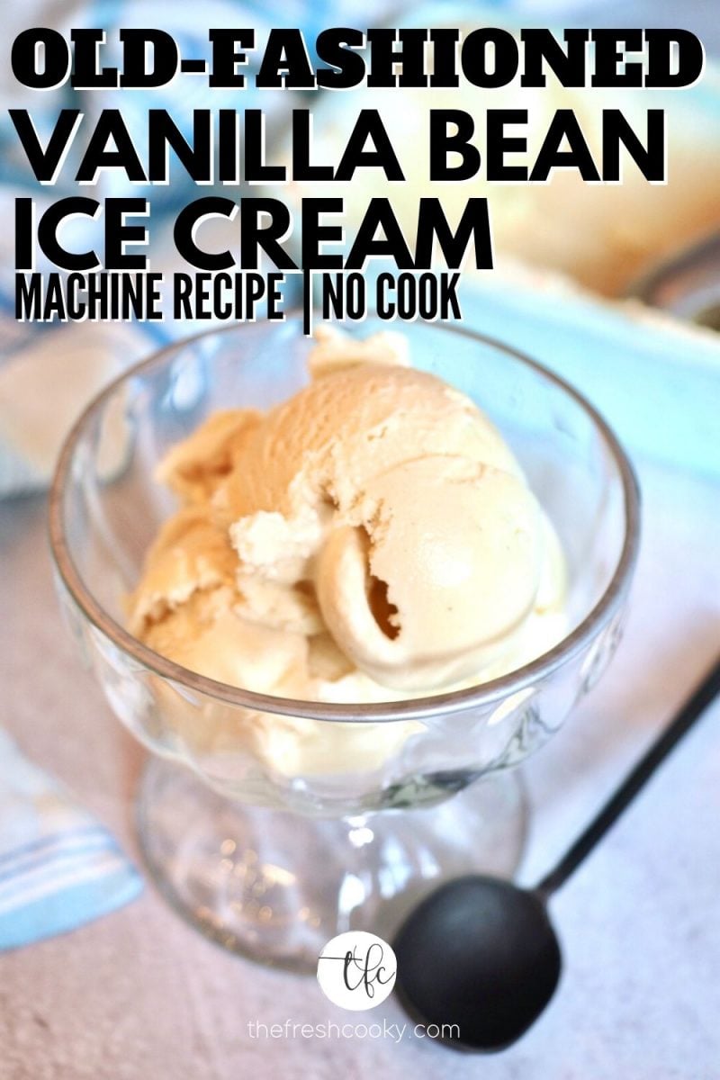 Homemade Vanilla Old Fashioned Ice Cream Recipe 