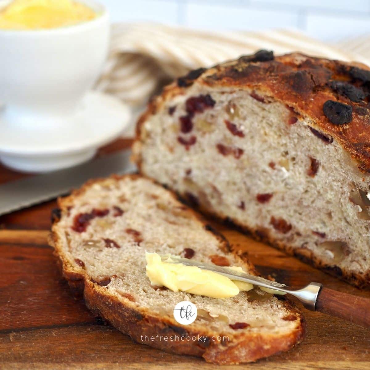 Orange Cranberry Bread Recipe (100% Whole Wheat) - An Oregon Cottage