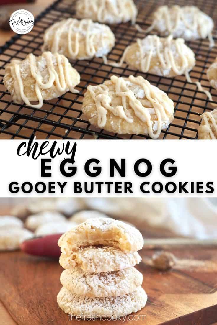 Best Eggnog Gooey Butter Cookies (from scratch) • The Fresh Cooky