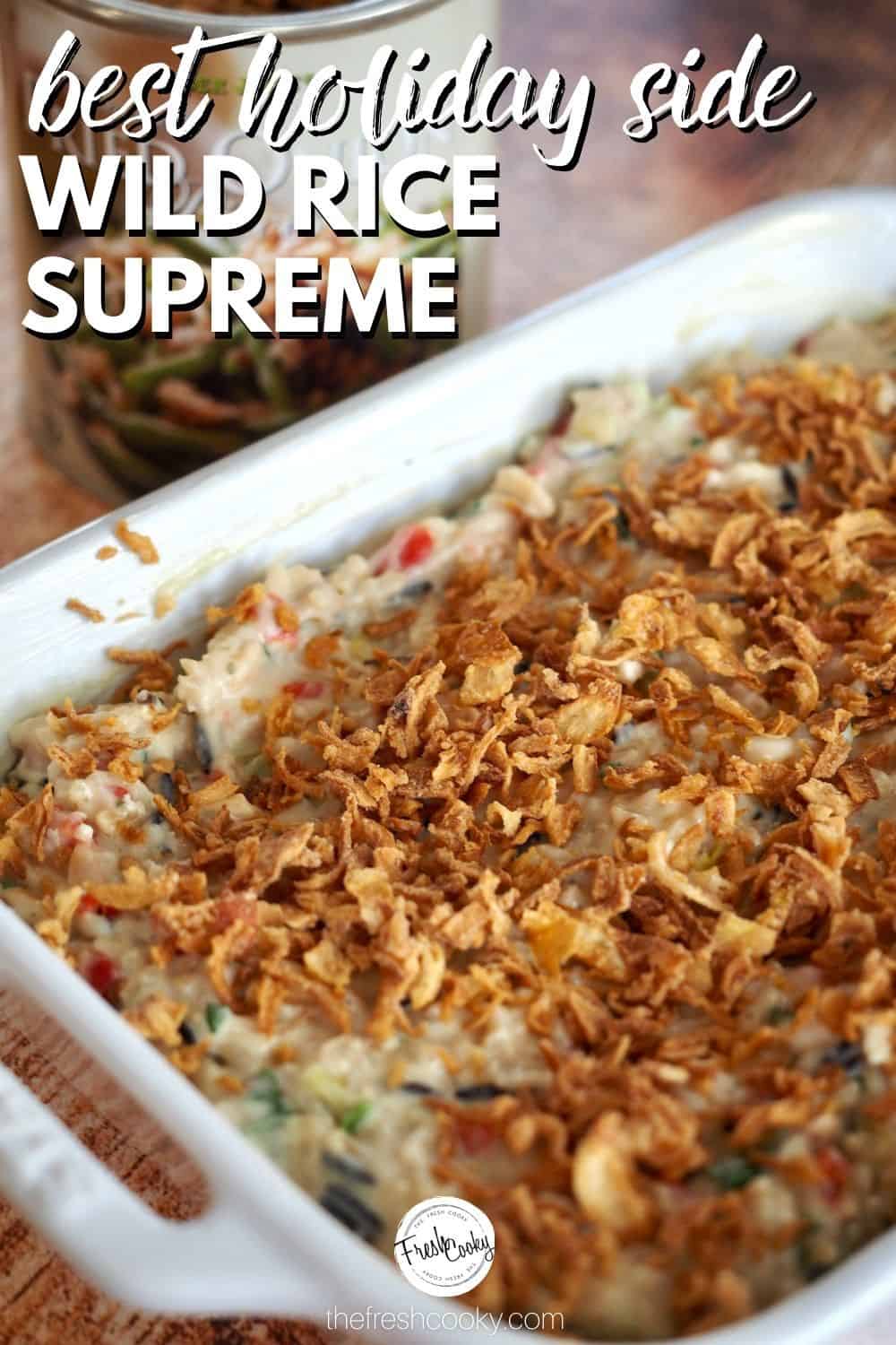 rice wild casserole chicken recipe supreme leftover turkey gluten thefreshcooky using ahead easy