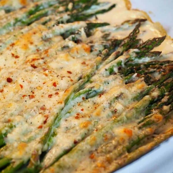 Best Cheesy Asparagus Bake {No Fail!} • The Fresh Cooky