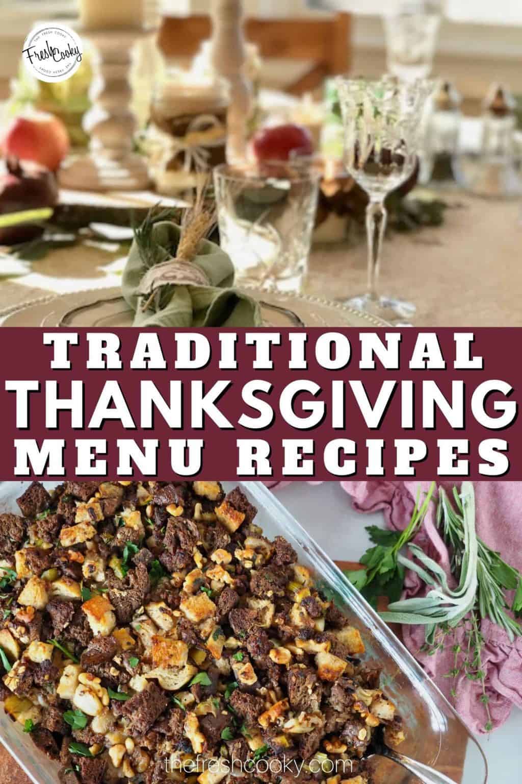 36+ Traditional Thanksgiving Menu Ideas • The Fresh Cooky