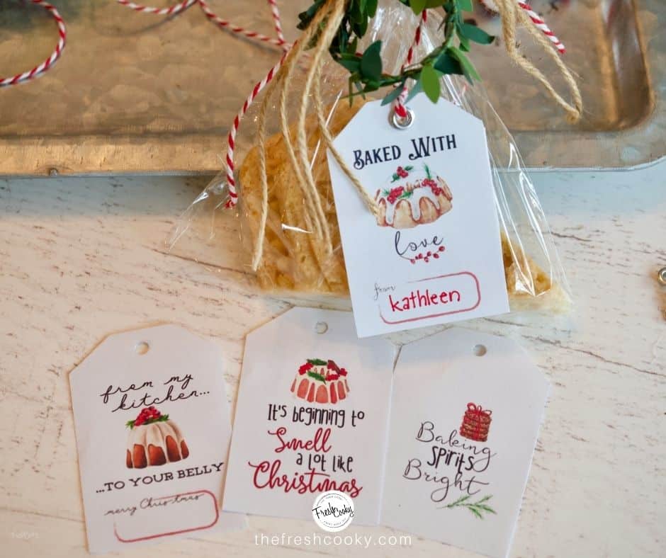 Christmas Treat Jar and Printable Gift Tag + Giveaway
