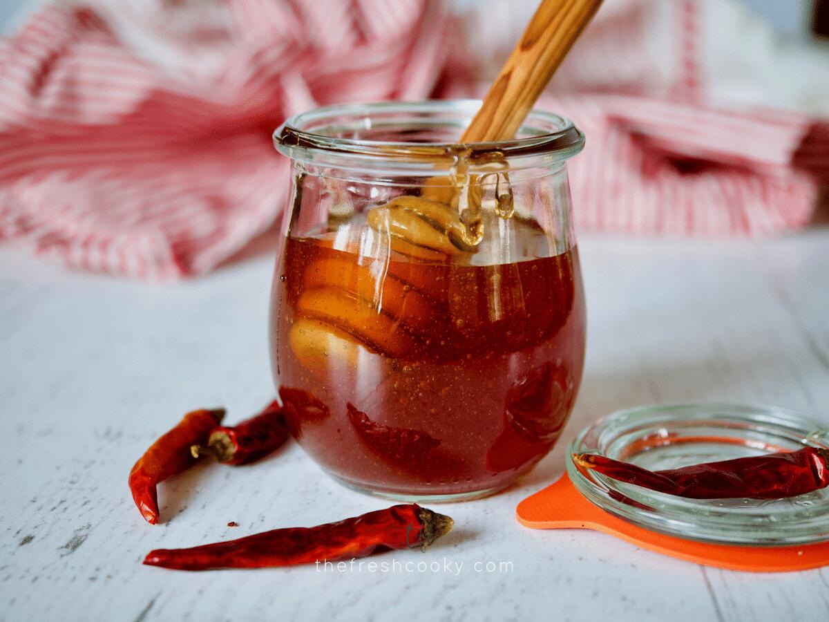 Hot Honey Recipe - Chili Pepper Madness