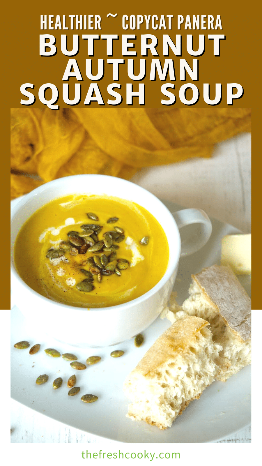 Easy Panera Autumn Squash Soup Recipe (Copycat) • The Fresh Cooky