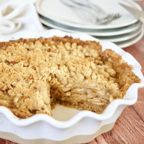 Easy Gluten-Free Apple Pie with Crumb Topping • The Fresh Cooky