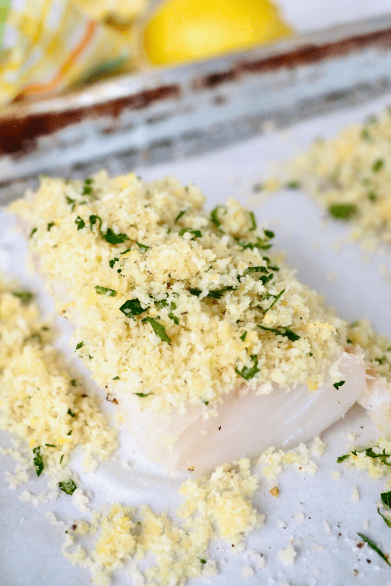Easy Panko Parmesan Baked Cod Recipe • The Fresh Cooky