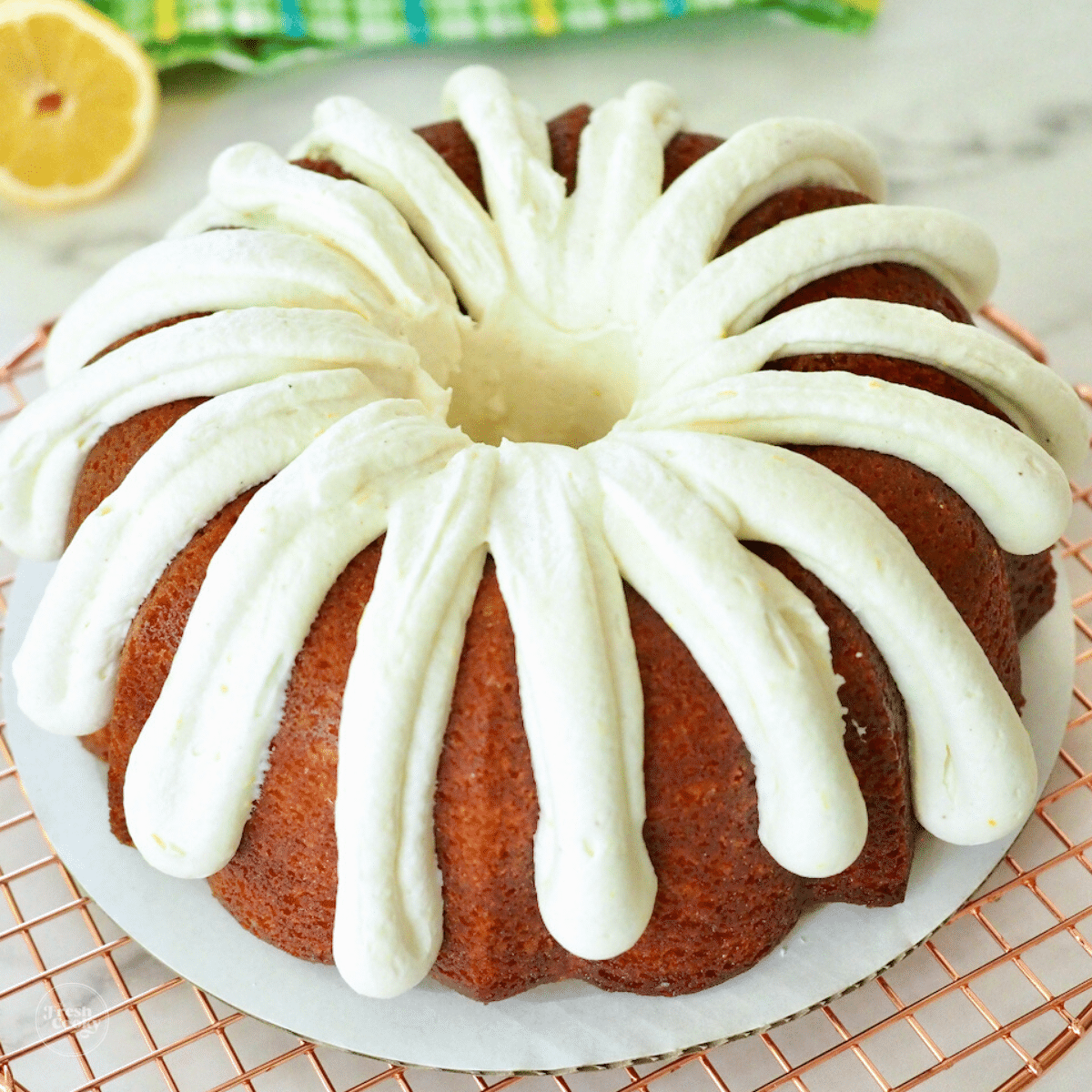 Soaked lemon cake Recipe | Food From Portugal