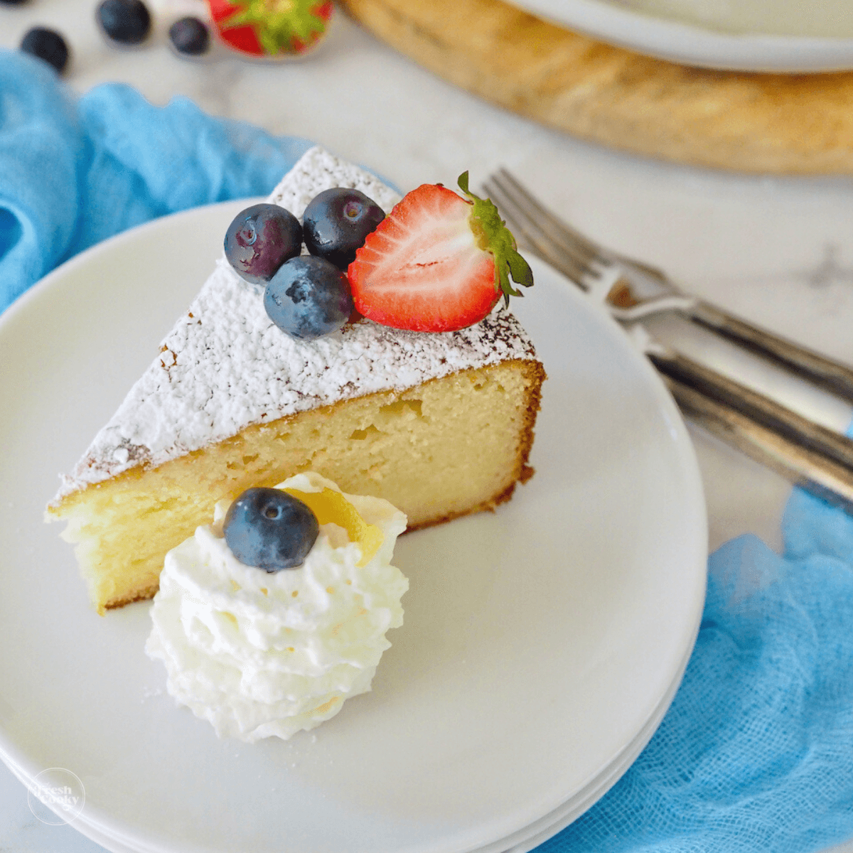 Lemon ricotta cake - The clever meal
