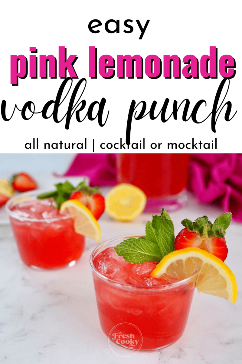 Sparkling Pink Lemonade (with cocktail option!) Recipe - Rachel Cooks®