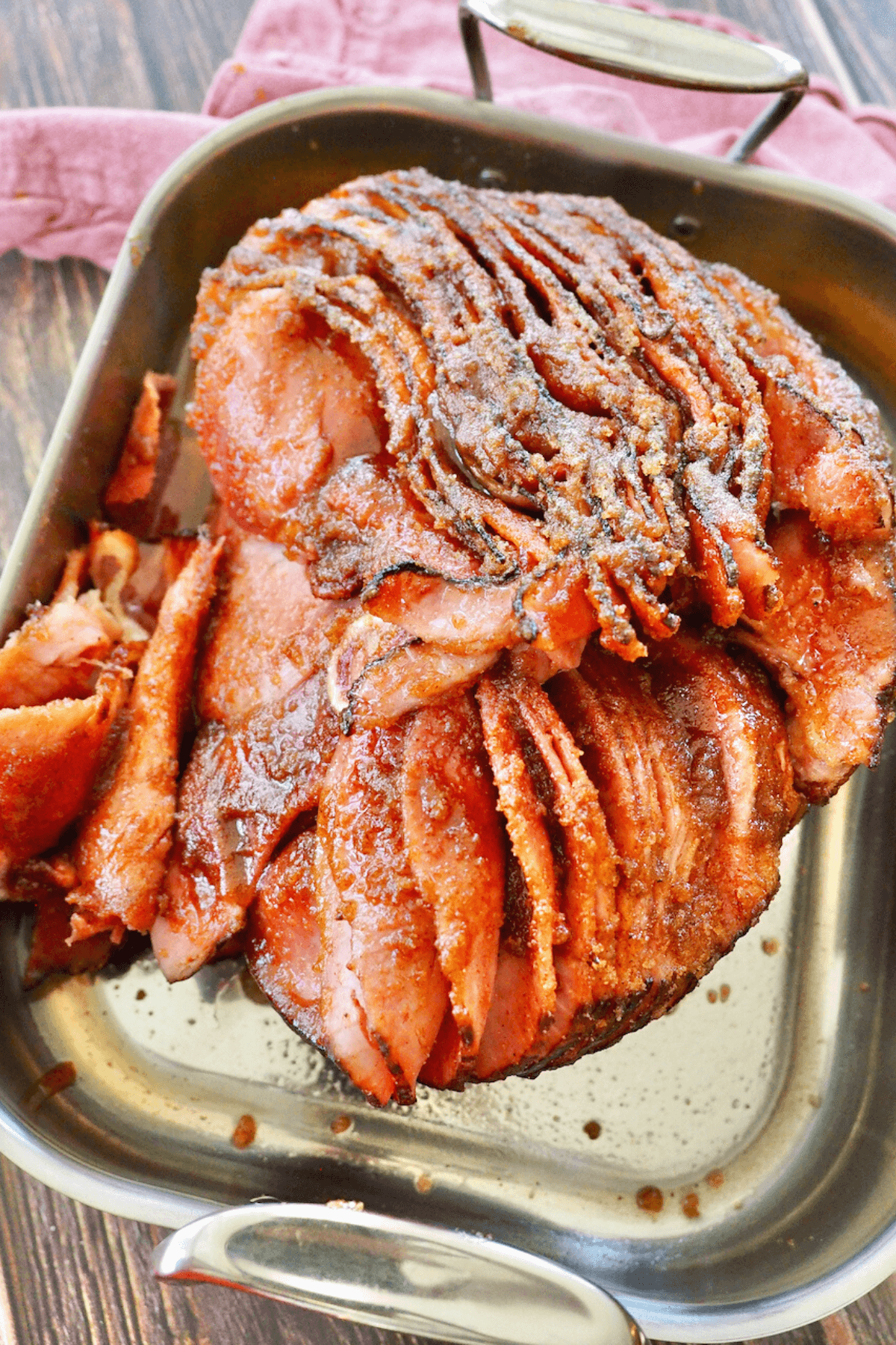 Best Glazed Ham in a Roaster (with cooking tips!) - Borrowed Bites
