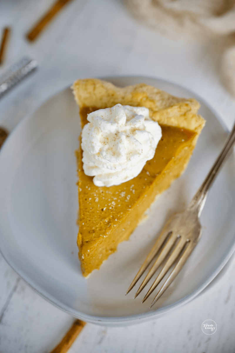 Pumpkin Custard Pie Recipe (Costco Copycat) • The Fresh Cooky