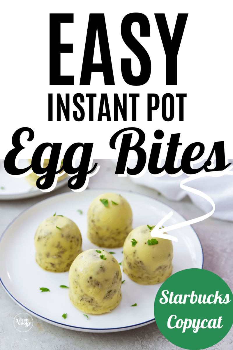 Copycat Starbucks Egg Bites (EASY Instant Pot Egg Bites Recipe)