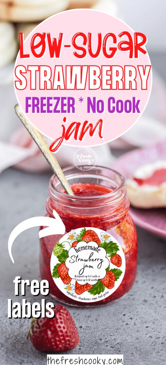 Easy Homemade Strawberry Freezer Jam Recipe 2023 - AtOnce