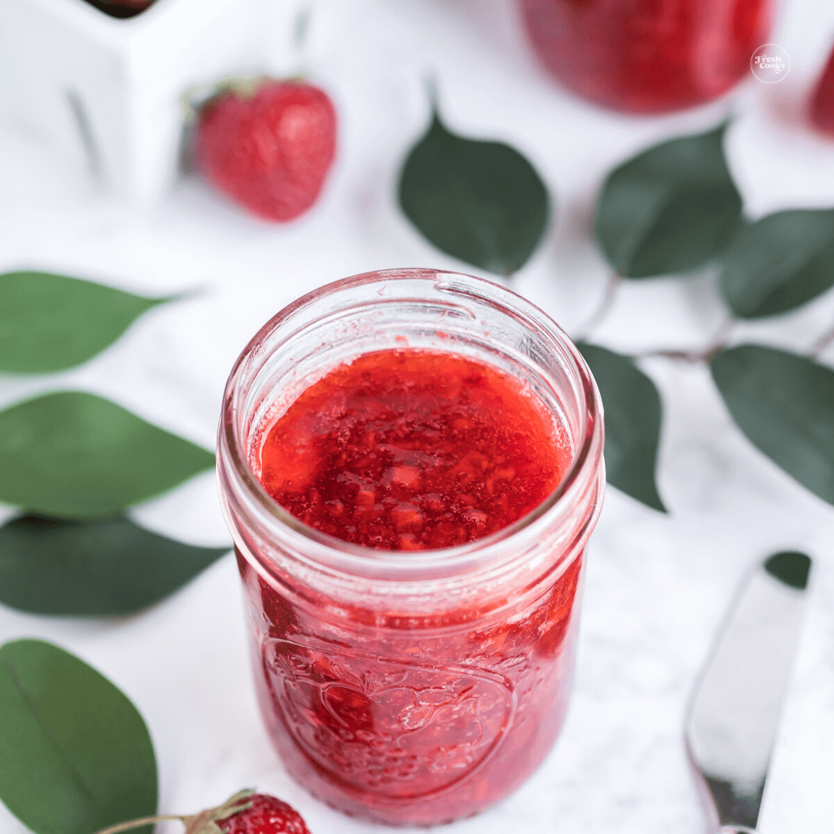 No-Cook Strawberry Freezer Jam Recipe - TidyMom®
