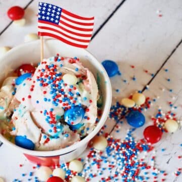 4th of July Ice Cream (Red, White, and Blue Ice Cream)