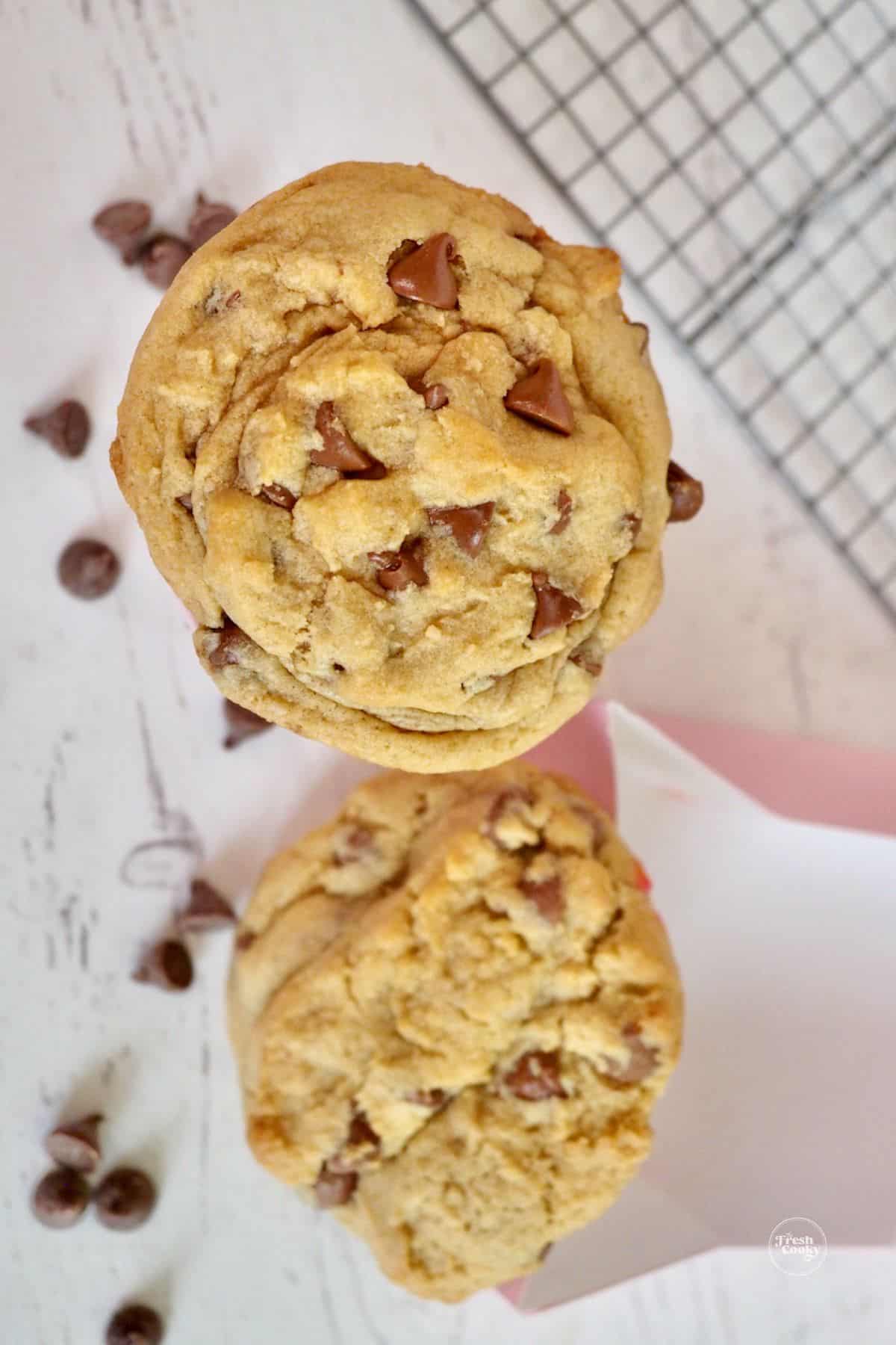 Best Copycat Crumbl Chocolate Chip Cookie Recipe - The Fresh Cooky