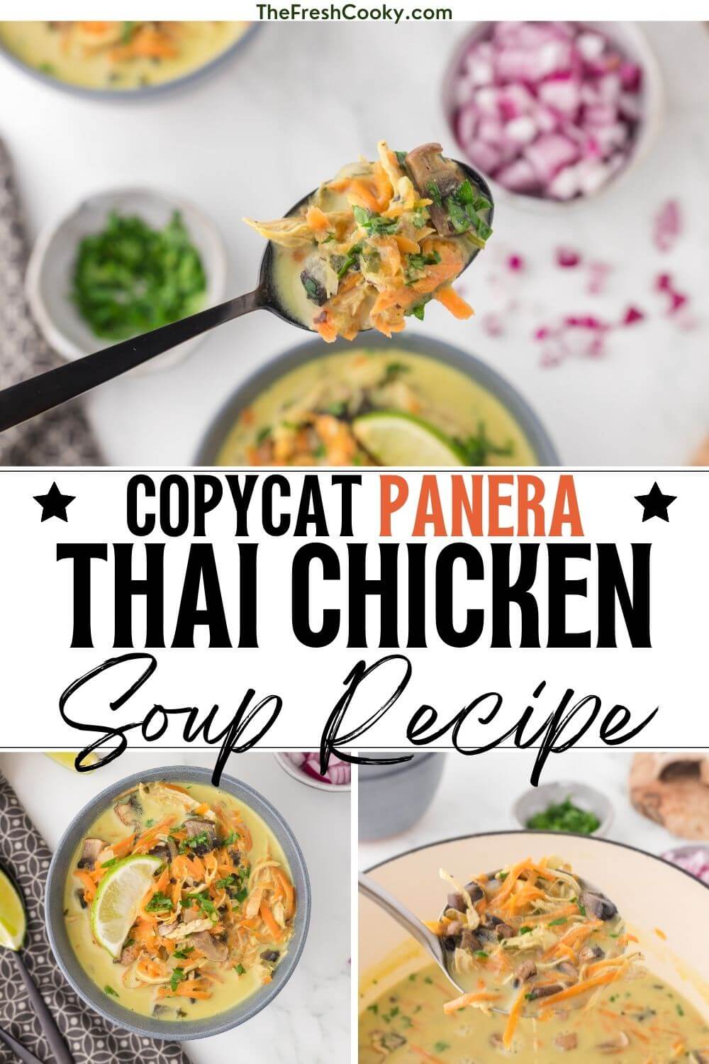 Panera Thai Style Chicken Soup Recipe (Tom Kha Soup) • The Fresh Cooky