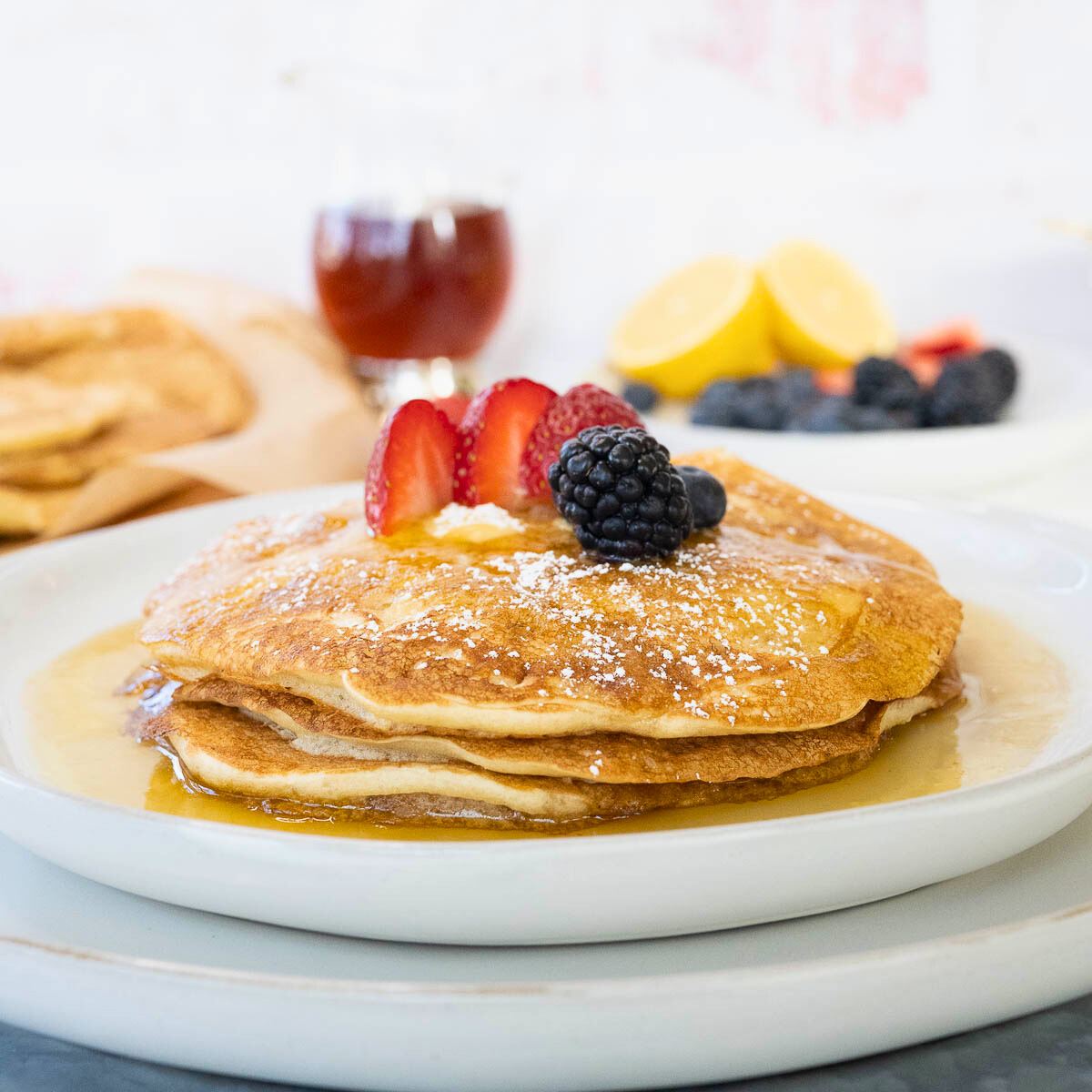 Best Overnight Sourdough Pancakes Recipe (Active or Discard) • The