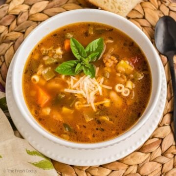 Homemade Minestrone Soup