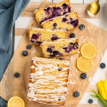 Lemon Blueberry Loaf Recipe