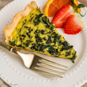 Easy Recipe for Spinach Quiche